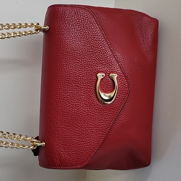 Coach Tammie Red Leather Shoulder Bag - Picture 2 of 9